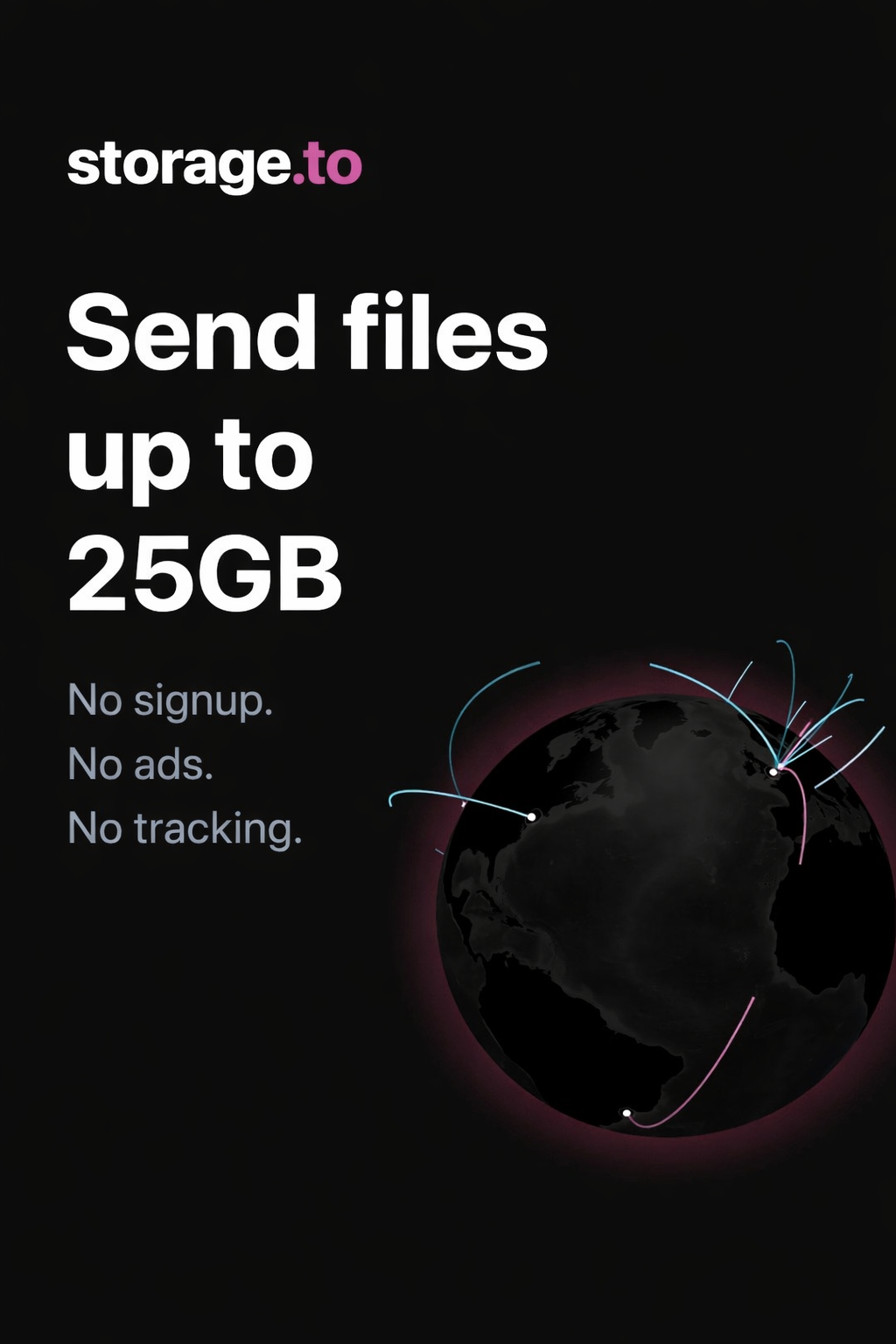 Storage.to - إرسال ملفات حتى 25GB